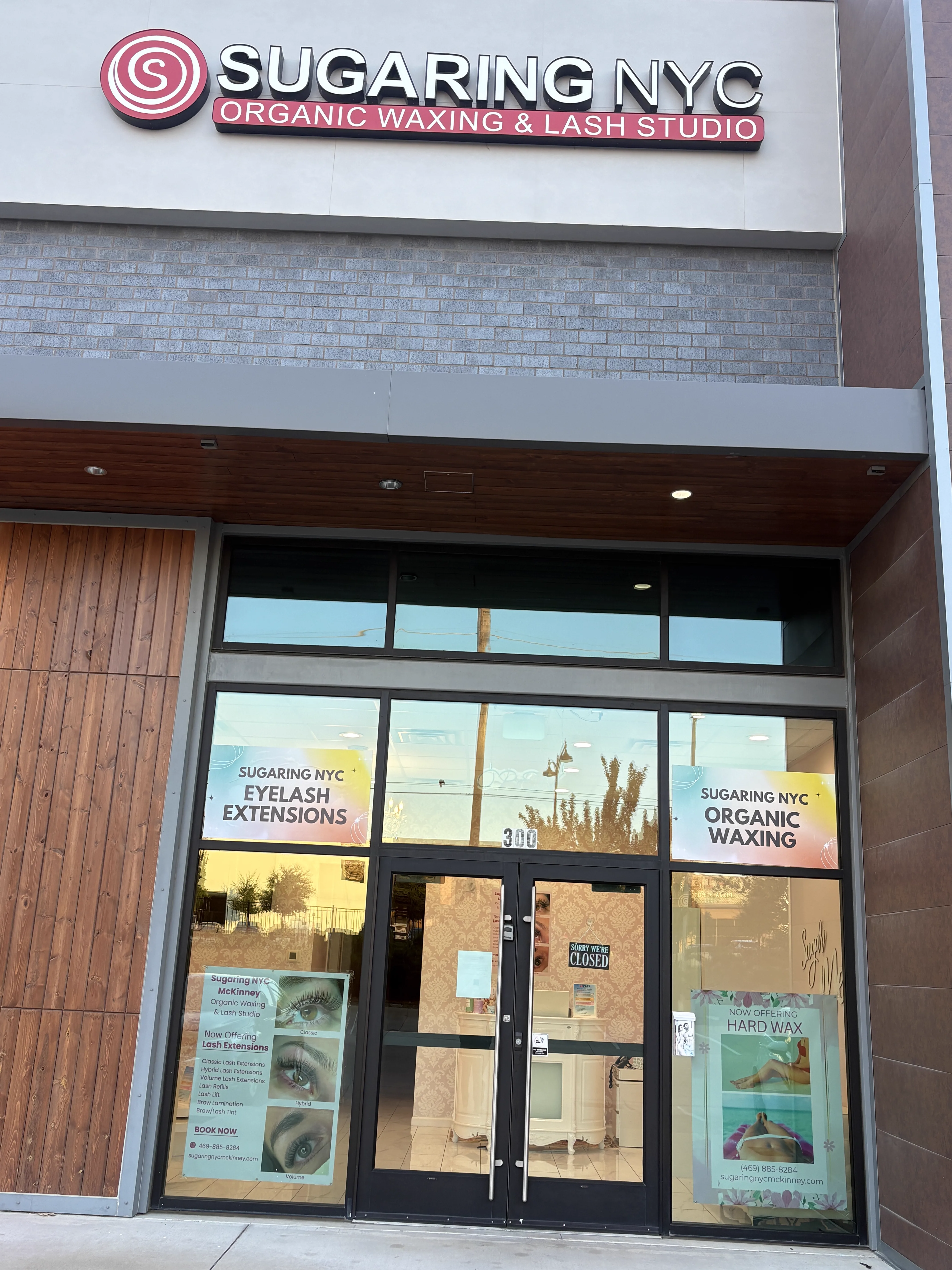 Sugaring NYC McKinney beauty studio at 6720 Alma Rd Ste 300 McKinney TX — exterior view